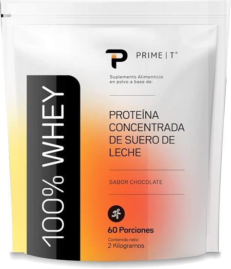 Proteína Whey 100 Suero De Leche Con 60 Servicios De Proteína Sabor Chocolate Mx