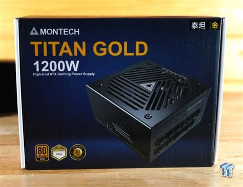 Montech Titan Gold 1200w ATX 3 0 Gaming PSU Review