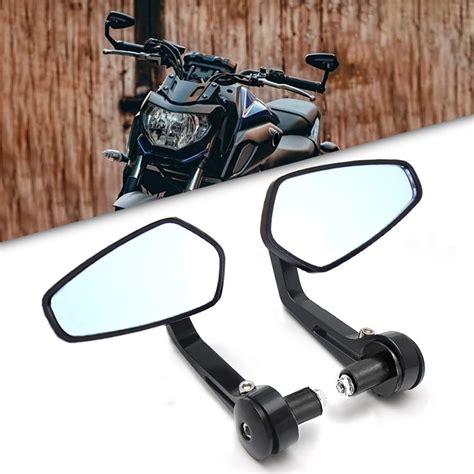 Amazon DREAMIZER Bar End Motorcycle Mirrors 22mm Bars Handlebar