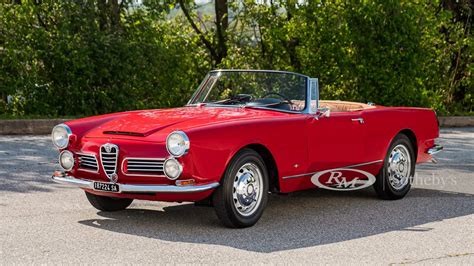 1963 Alfa Romeo 2600 Spider By Touring Vin Ar 191491 Classiccom