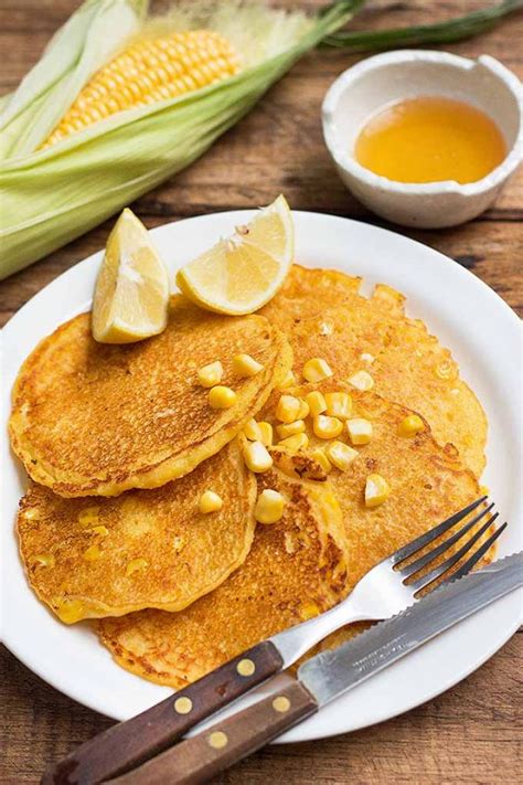 Cornmeal Pancakes with Sweet Corn Recipe | Foodal