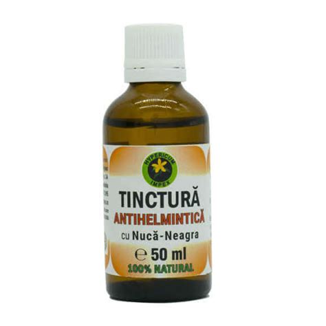 Tinctura Antihelmintica Cu Nuca Neagra Hypericum Impex