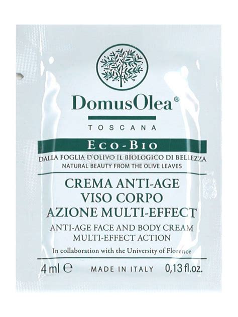 Domus Olea Toscana Crema Anti Age Viso Corpo Multi Effect Di Campioni