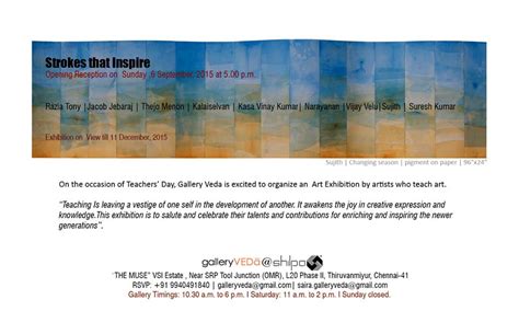 Strokes that Inspire – Show Launch | Shilpa Architects