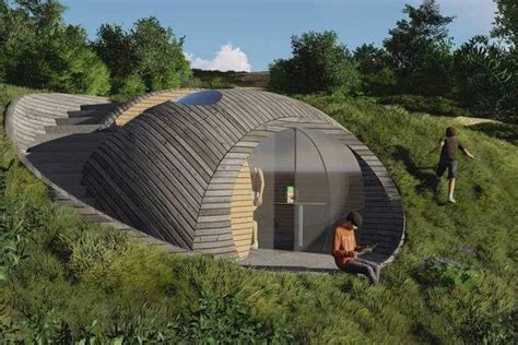 Cette Entreprise Construit Des Maisons De Hobbit Bioclimatiques Et