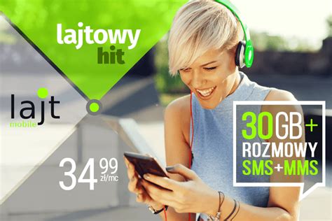 Lajtowy Hit od Lajt Mobile z 30 GB transferu Komórkomat pl