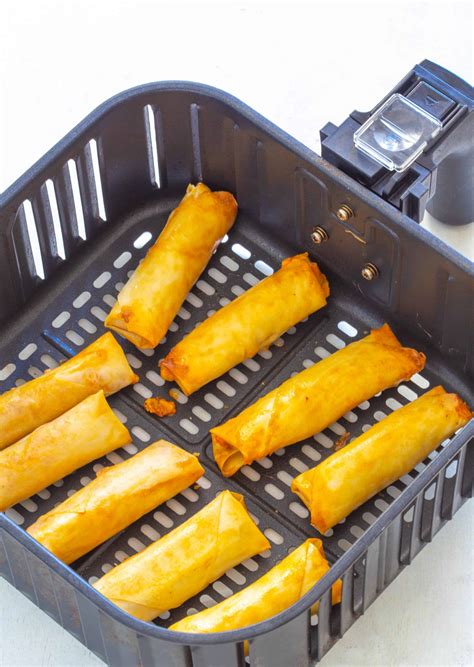 Air Fryer Buffalo Chicken Egg Rolls - Pretty Delicious Eats