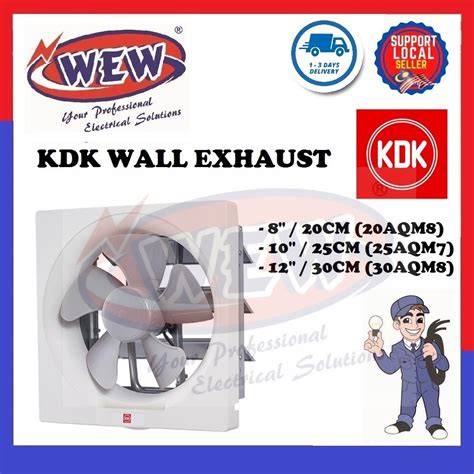 Kdk Wall Mounted Exhaust Ventilating Fan 820cm 1025cm And 12