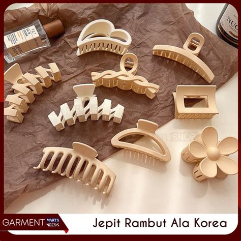 Jual Jepit Rambut Korea Jedai Premium Tebal Import Model Cantik Estetik