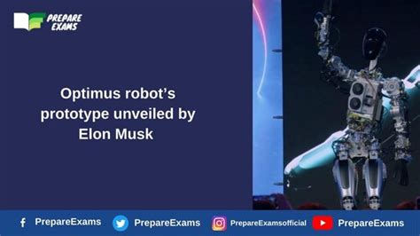 Optimus robot’s prototype unveiled by Elon Musk - PrepareExams