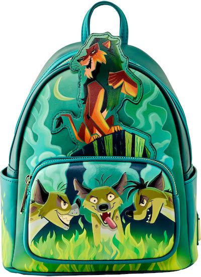 Loungefly Lion King Scar Glow In The Dark Mini Backpack Wallet