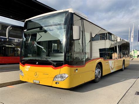 MB C2 Hybrid 11463 Von PostAuto Regie Laupen Am 29 7 21 Beim Bahnhof