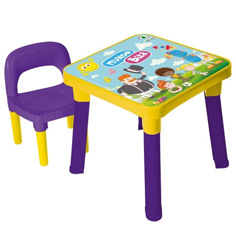 Conjunto De Atividades Mesinha Cadeira Infantil Did Tico Mundo Bita