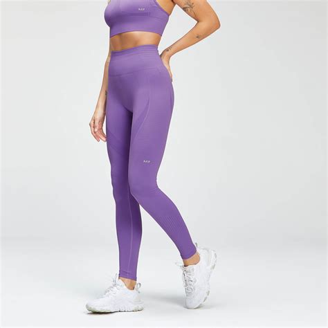 Mp Womens Tempo Seamless Leggings Deep Lilac Myprotein™