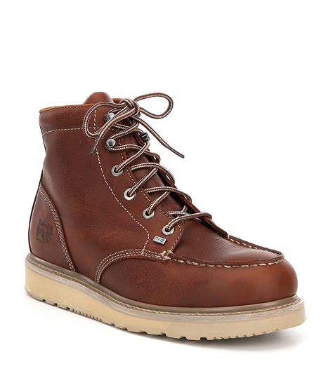 Timberland Pro® Mens Barstow Wedge Moc Soft Toe Work Boots Dillards