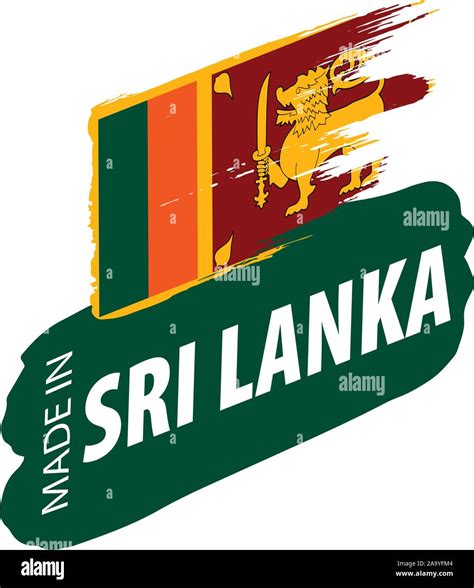 Sri Lanka Flag Vector Illustration On A White Background Stock Vector Image And Art Alamy