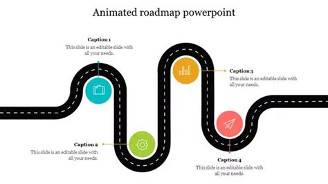 Animated Roadmap Powerpoint Template And Google Slides In