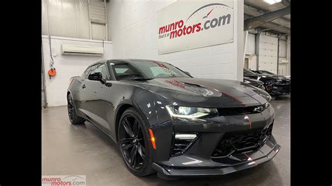 2018 CamaroSOLDSOLDSOLD2SS Nightfall Grey Met Stripes Black Wheels NPP