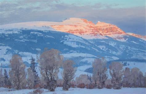 Alpenglow Painting By Lanny Grant