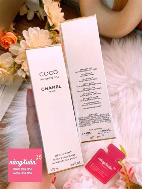 Xịt khử mùi Chanel Coco Mademoiselle Deodorant Spray 100ml