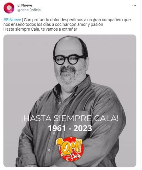 Muri Guillermo Calabrese El Conmovedor Homenaje Que Le Hicieron En