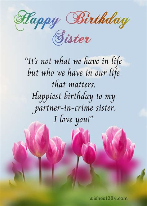 120 Birthday Wishes For Sister Birthday Wishes For Elder Sister