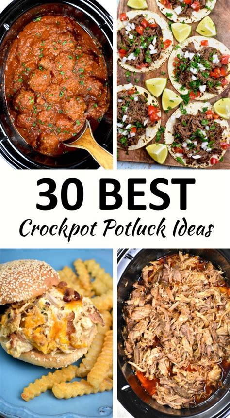 The 30 BEST Crockpot Potluck Ideas GypsyPlate