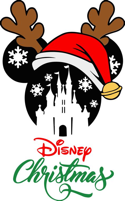 Mickey Disney Christmas Svg Merry Christmas Svg Mickey Svg Inspire