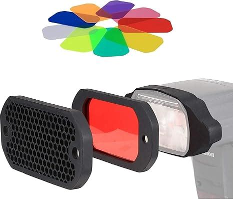 Pholsy Honeycomb Grid Universal Camera Flash Gels Lighting Filter Kit