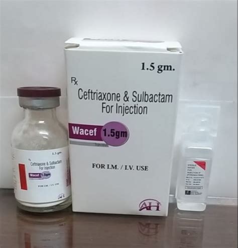 Lyophilized Powder Allopathic Wacef Gm Injection For Hospital