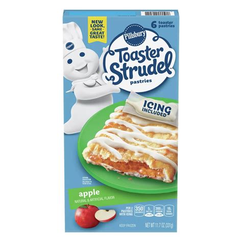 Pillsbury Toaster Strudel Frozen Pastries Apple Shop Desserts