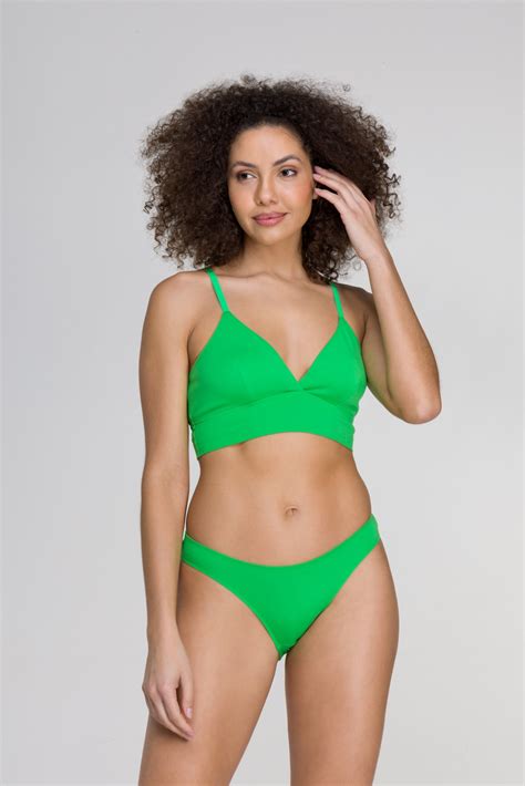 Calcinha Biquíni Confort Cotton Verde Colibrir Jescri Lingerie de qualidade e fabricação