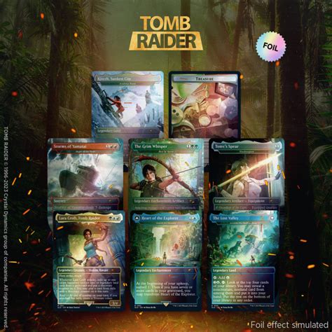 Lara Croft S Adventuring Bundle Foil Edition Secret Lair Store