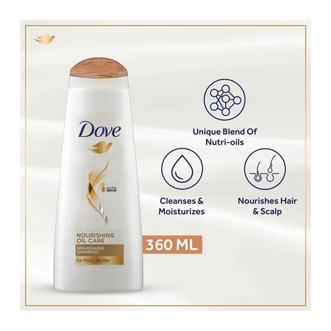 Order Dove Nourishing Oil Care Frizzy Dry Hair Shampoo 360ml Online At Special Price In