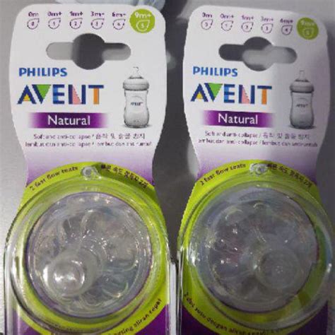 Philips Avent Teat Puting Botol Loose 1pc And 2pcs In Pack Shopee