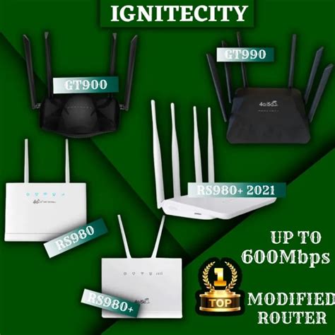 Router MODEM Modified Unlocked Modified RS980 GT900 GT910 4G LTE CPE