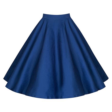 Knee Length Flared Skirt Top Tier Style