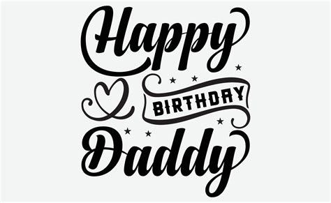 Happy Birthday Dad Clip Art Black And White