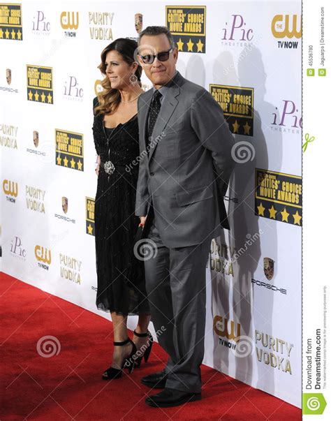 Tom Hanks And Rita Wilson Editorial Image Image Of Length Style 45536780