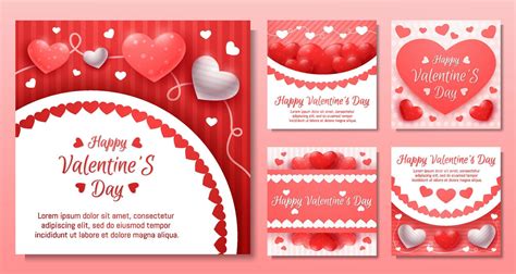 Valentine's Day Heart Card 4946202 Vector Art at Vecteezy