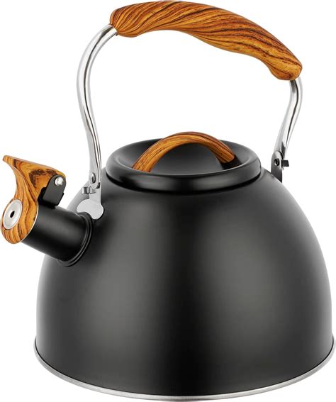 Whistling Kettle 2 5L Stainless Steel Stove Top Whistling Tea Kettle