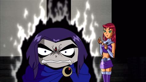 Starfire Interrupts Raven’s Meditation Teen Titans Switched Clip Youtube