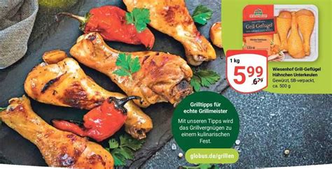 Wiesenhof Grill Gefl Gel H Hnchen Unterkeulen Angebot Bei Globus