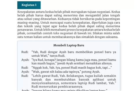 Kunci Jawaban Bahasa Indonesia Kelas Halaman Kurikulum Merdeka