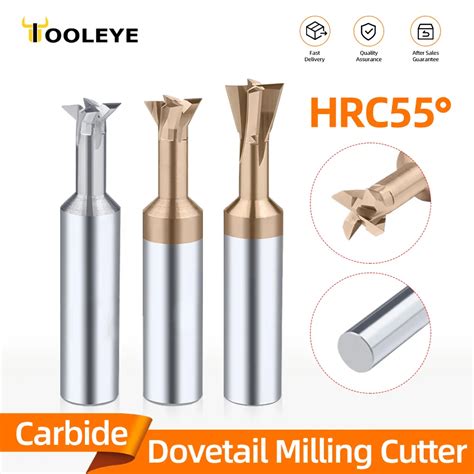 Carbide Dovetail Milling Cutter Degree Cnc Tools For Metal