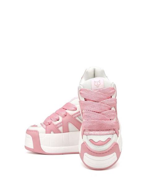 Naked Wolfe Slider Platform Sneaker In Pink Lyst