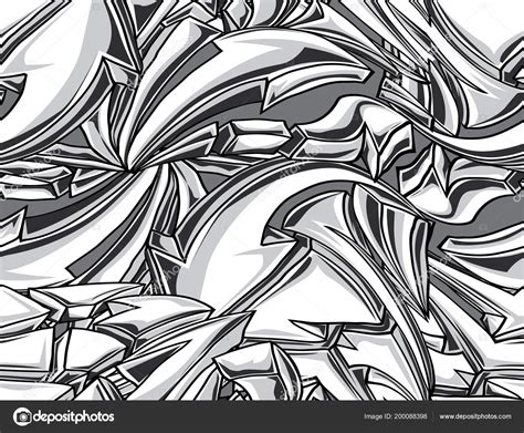 Abstract Grey Graffiti Background Vector Illustration — Stock Vector