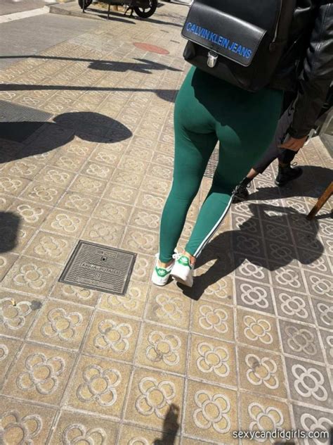 Green Leggings Hot Ass Creepshot Page 4 Sexy Candid Girls