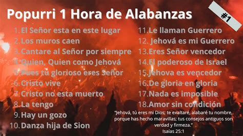 Hora De Alabanzas Con Letra Alabanzas Jubilo Alabanzas