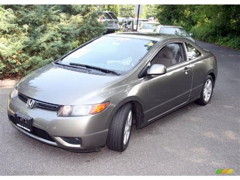 2007 Galaxy Gray Metallic Honda Civic EX Coupe 32098402 GTCarLot